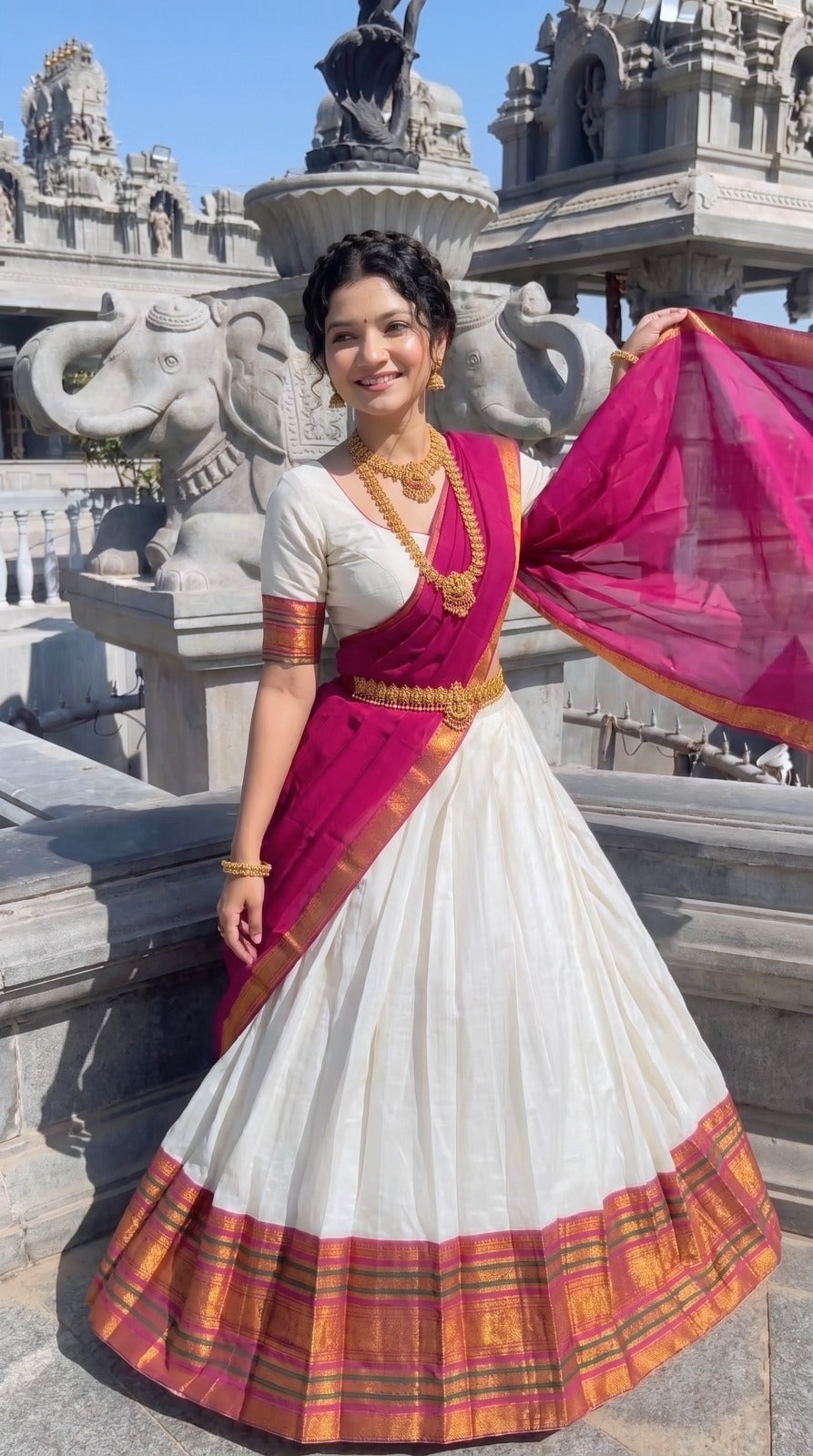 Mul Chanderi Cotton Readymade Dhavani Collection – 99 AED