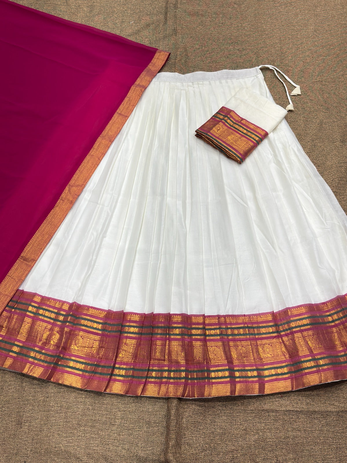Mul Chanderi Cotton Readymade Dhavani Collection – 99 AED