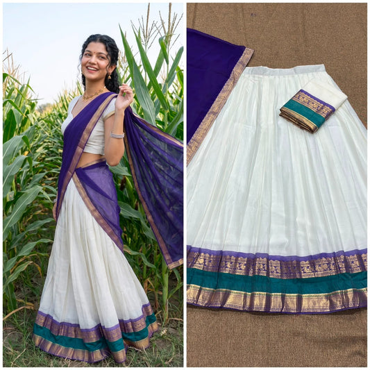 Mul Chanderi Cotton Readymade Dhavani Collection – 99 AED