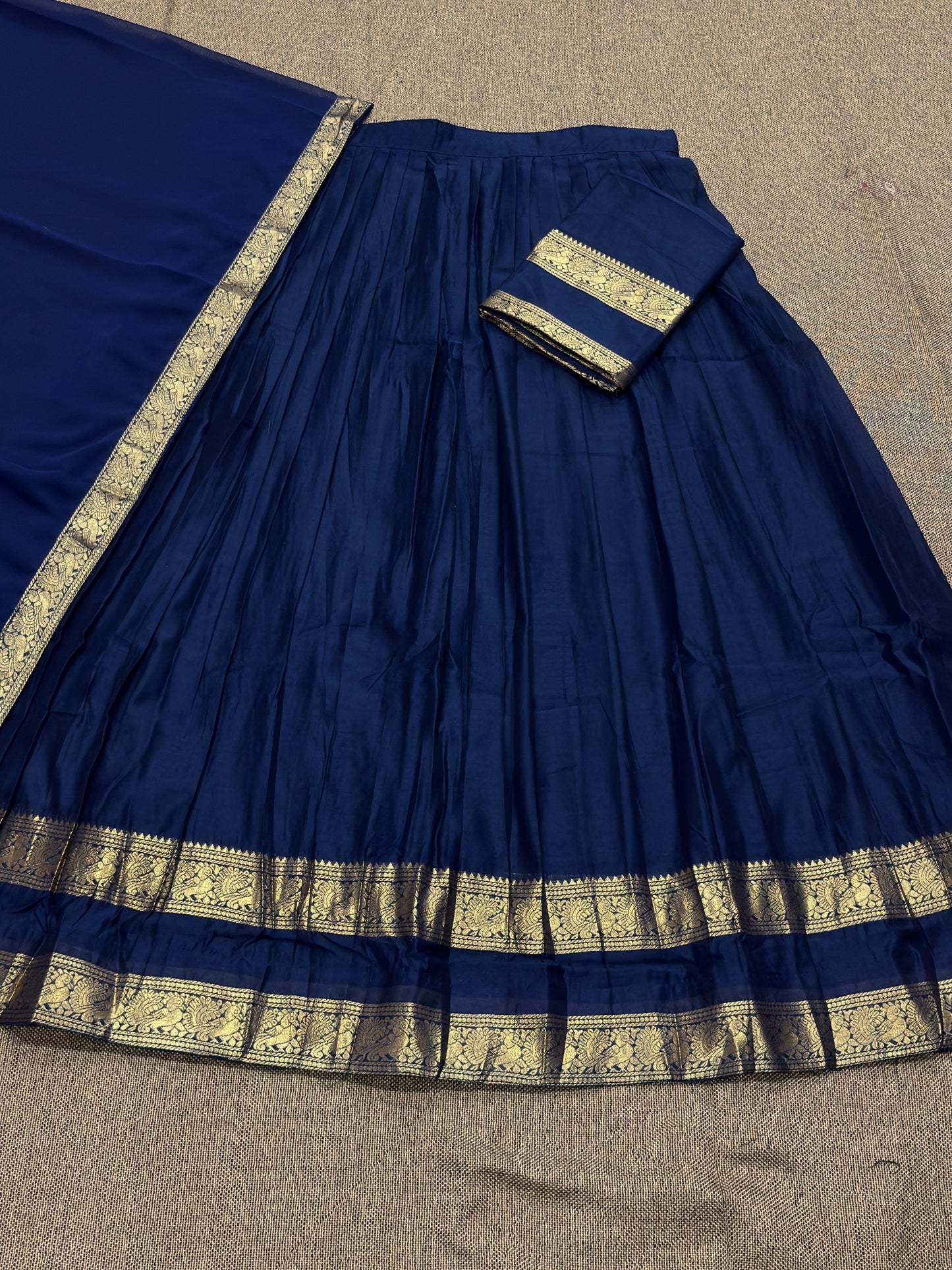 Cotton Silk Readymade Dhavani / Half Saree Collection – 99 AED
