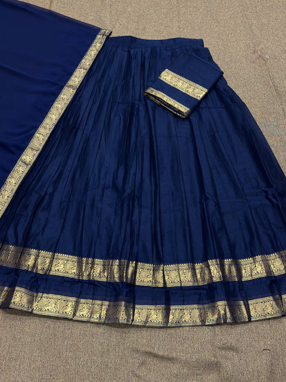 Cotton Silk Readymade Dhavani / Half Saree Collection – 99 AED