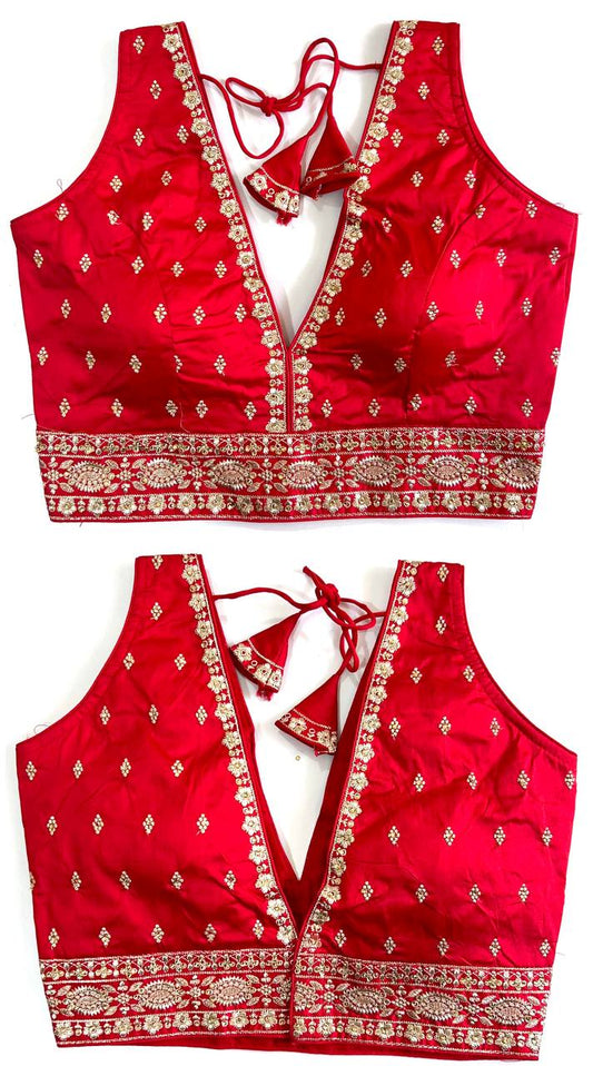 Readymade Front & Back Embroidered Blouse – 50 AED
