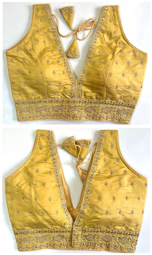 Readymade Front & Back Embroidered Blouse – 50 AED