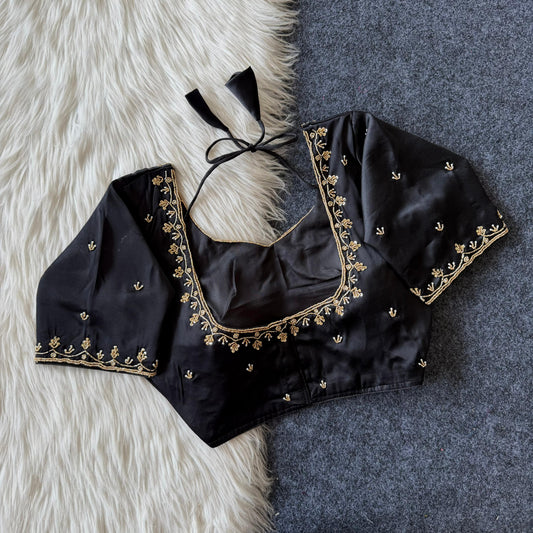 Handcrafted Beadwork Readymade Blouse – 89 AED