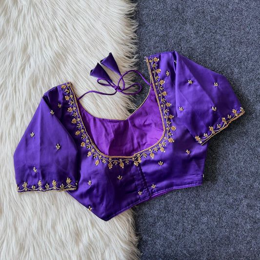 Handcrafted Beadwork Readymade Blouse – 89 AED