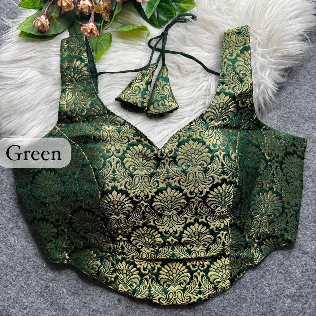 Brocade Silk Readymade Blouse – 50 AED