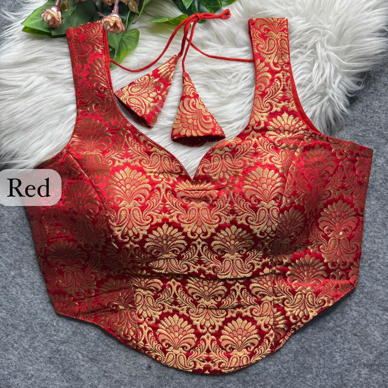 Brocade Silk Readymade Blouse – 50 AED