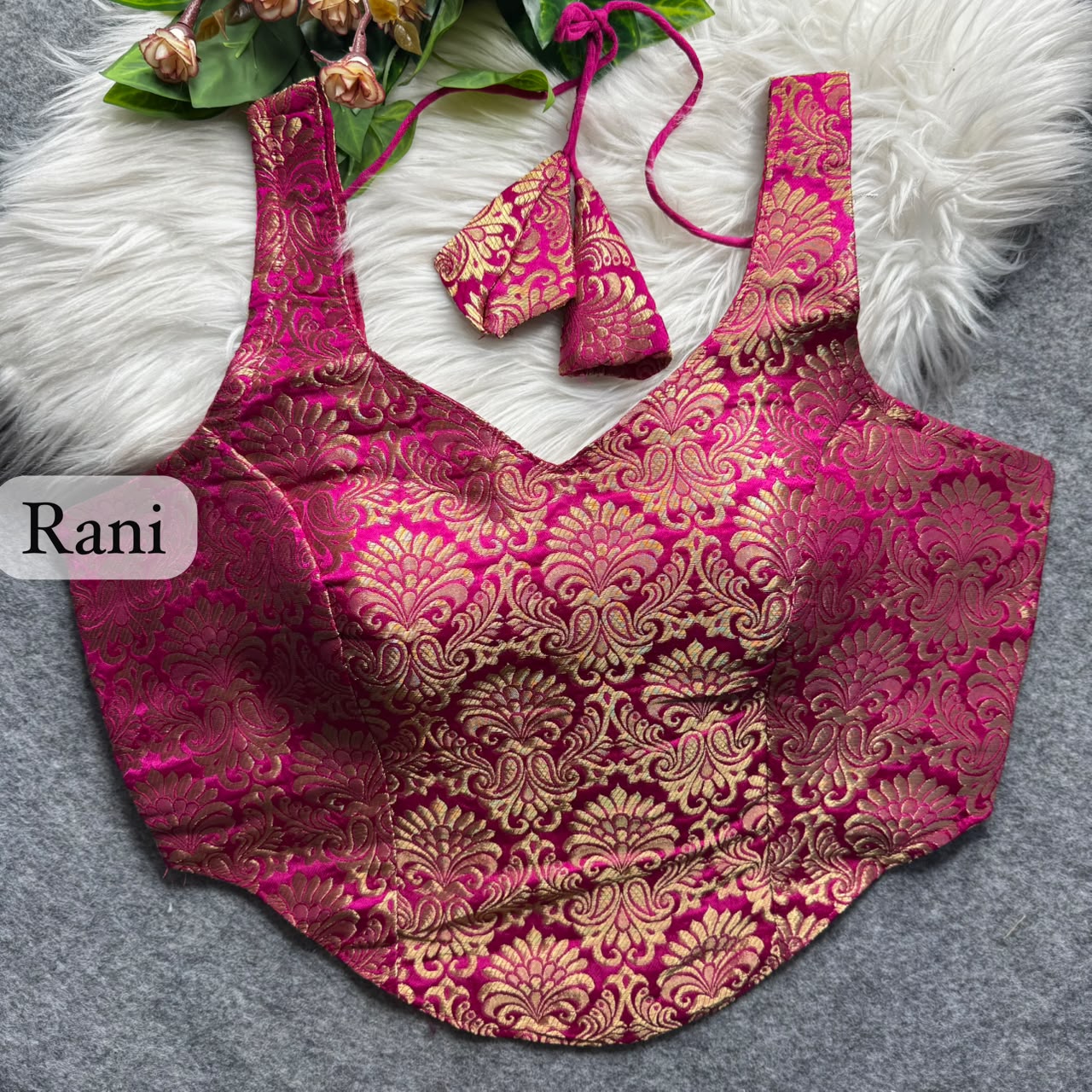 Brocade Silk Readymade Blouse – 50 AED