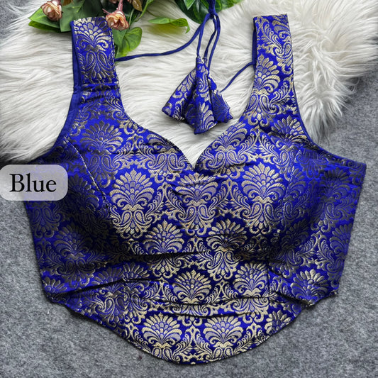 Brocade Silk Readymade Blouse – 50 AED