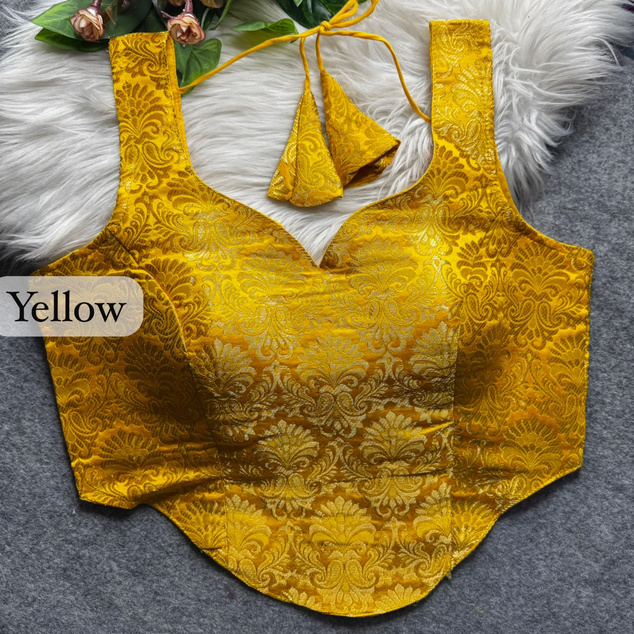 Brocade Silk Readymade Blouse – 50 AED