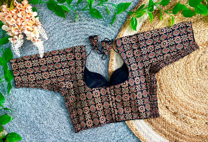 Side Elastic Stretchable Readymade Blouse – 50 AED