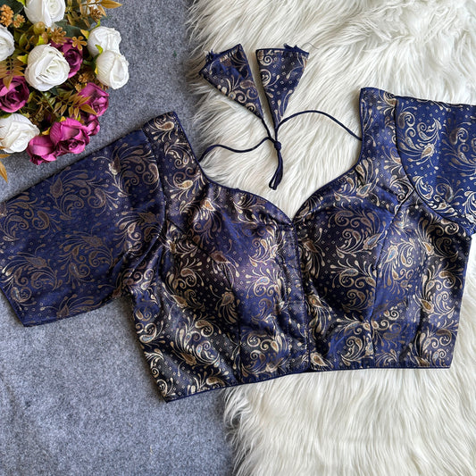 Brocade Readymade Blouse – 50 AED