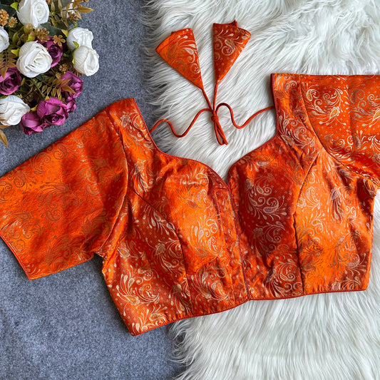 Brocade Readymade Blouse – 50 AED