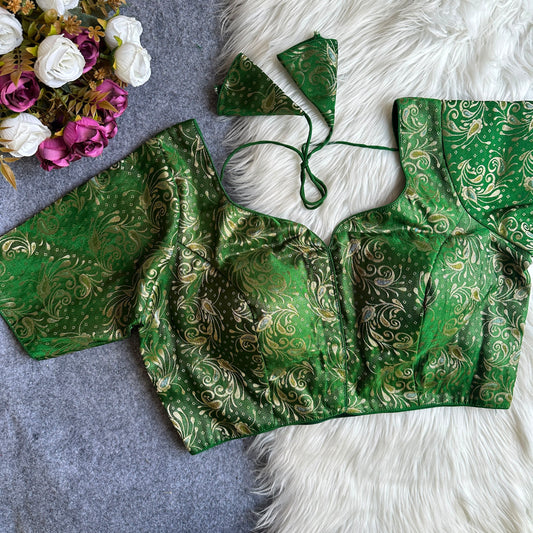 Brocade Readymade Blouse – 50 AED
