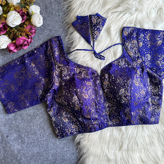 Brocade Readymade Blouse – 50 AED