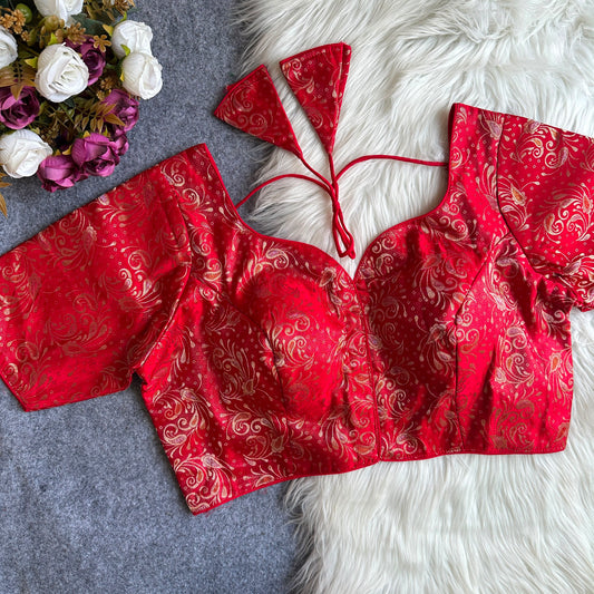 Brocade Readymade Blouse – 50 AED