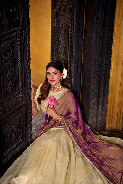 Fully Stitched Readymade Dhavani / Half Saree Collection – 129 AED