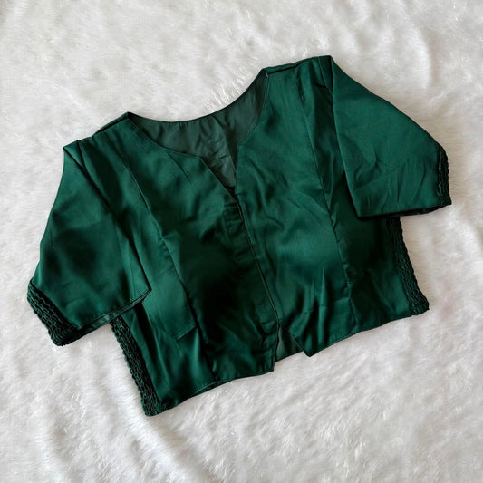 Plain Stretchable Readymade Blouse – Regular Size