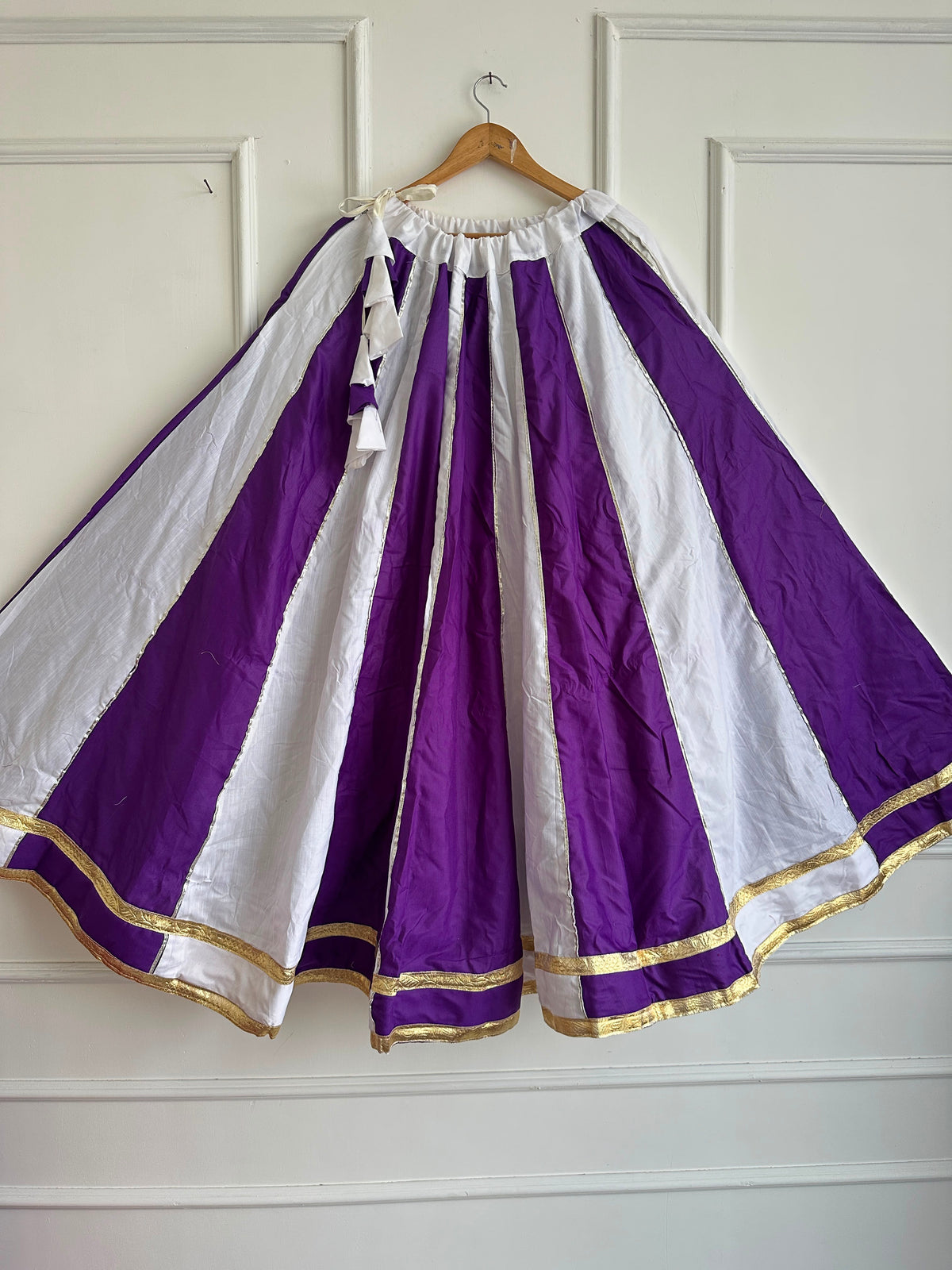 Navaratri Special Cotton Slub Flared Skirt