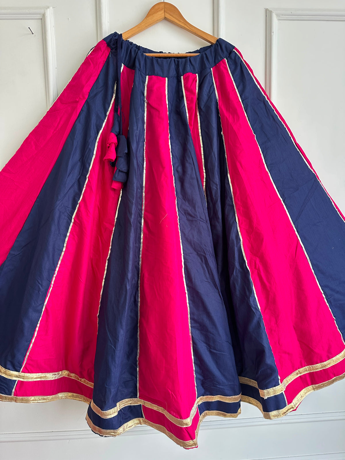 Navaratri Special Cotton Slub Flared Skirt