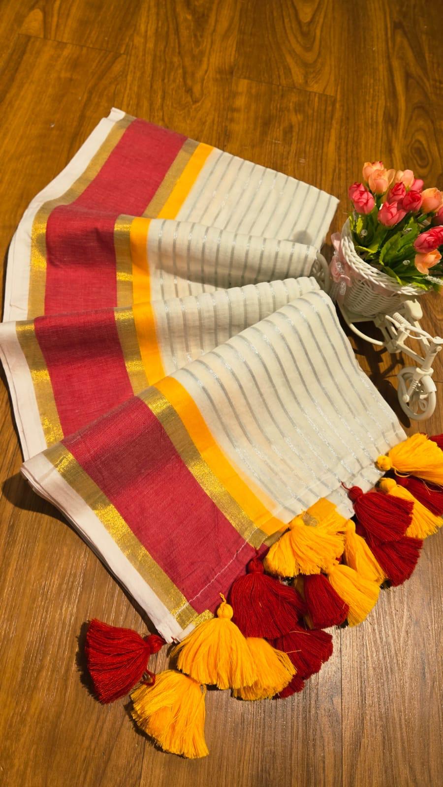Mul Cotton Saree