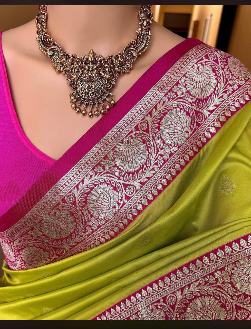 Soft Banarasi Silk Weaving Saree