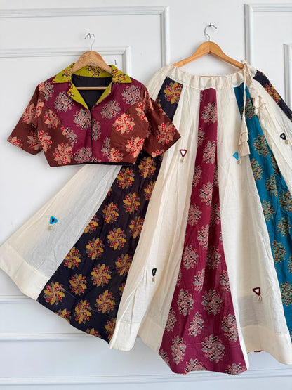 Navaratri Special Khadi Cotton Chaniya Choli