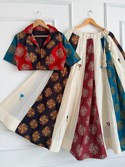 Navaratri Special Khadi Cotton Chaniya Choli