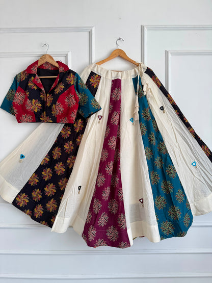 Navaratri Special Khadi Cotton Chaniya Choli