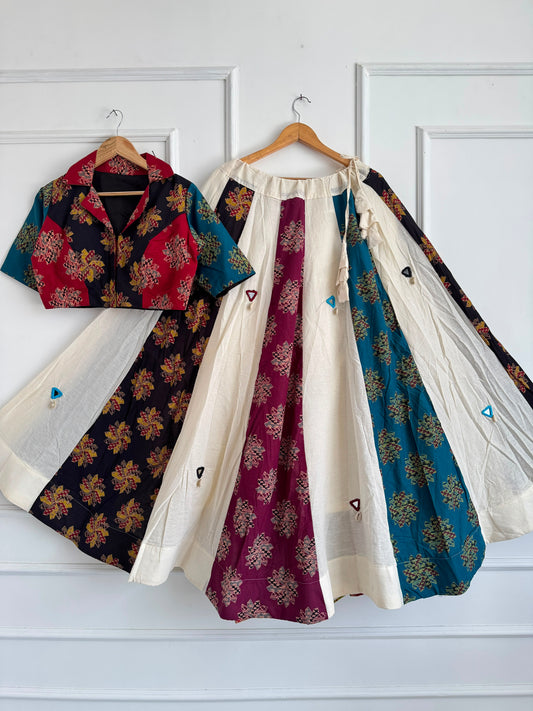 Navaratri Special Khadi Cotton Chaniya Choli