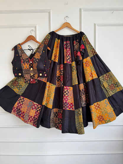 Navaratri Special Ajrakh Cotton Chaniya Choli