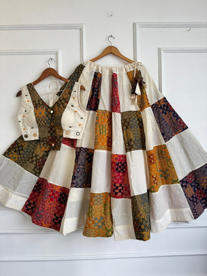 Navaratri Special Ajrakh Cotton Chaniya Choli