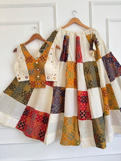 Navaratri Special Ajrakh Cotton Chaniya Choli