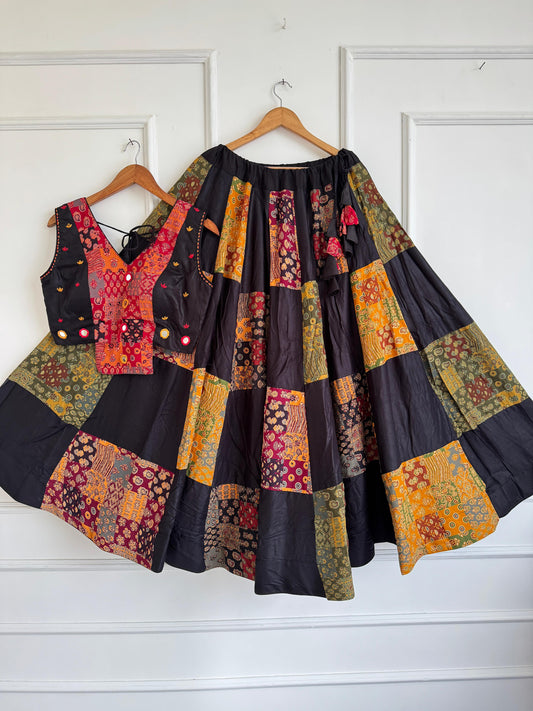 Navaratri Special Ajrakh Cotton Chaniya Choli