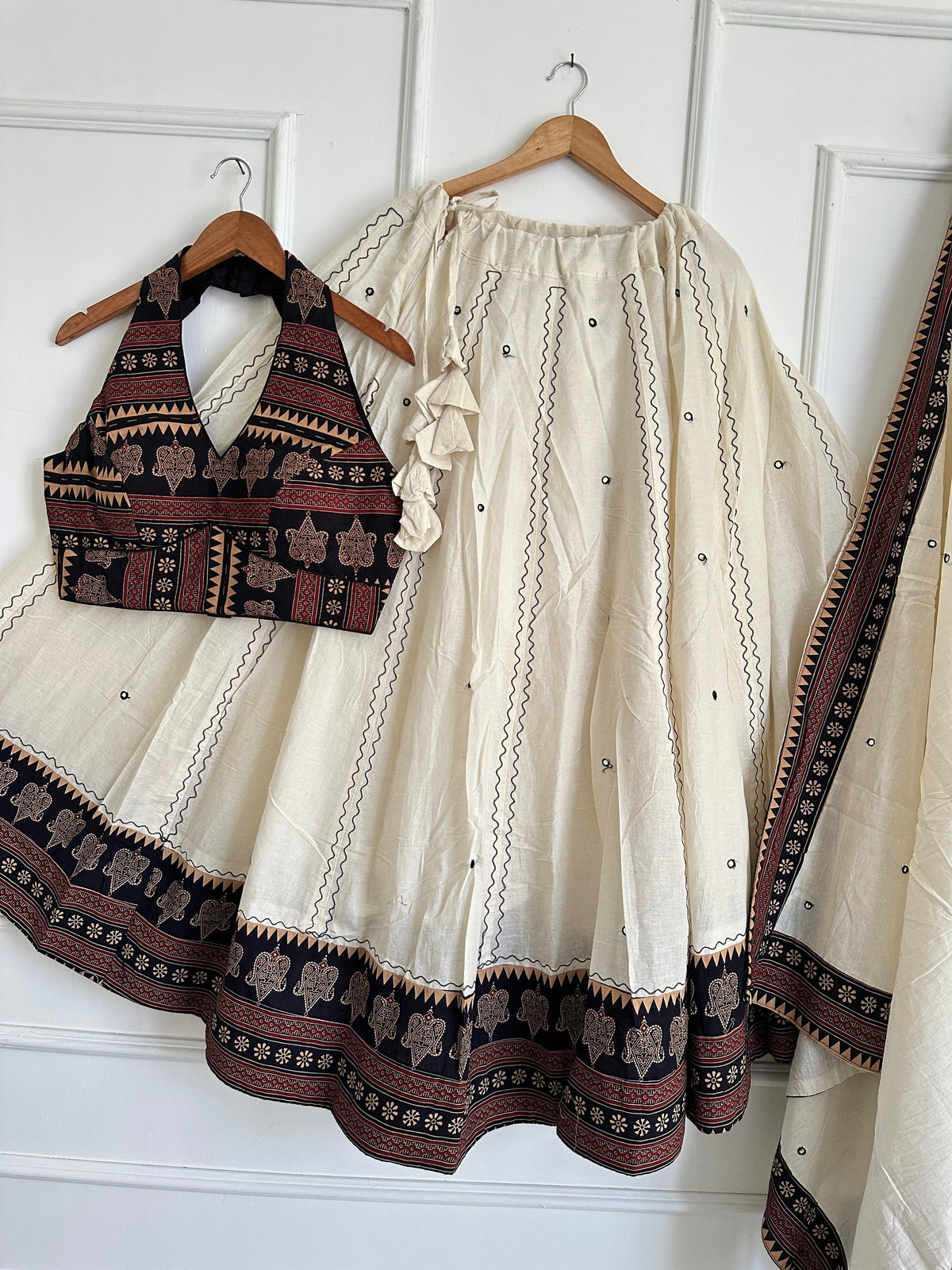 Navaratri Special Ajrakh Cotton Chaniya Choli