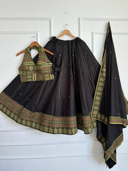 Navaratri Special Ajrakh Cotton Chaniya Choli