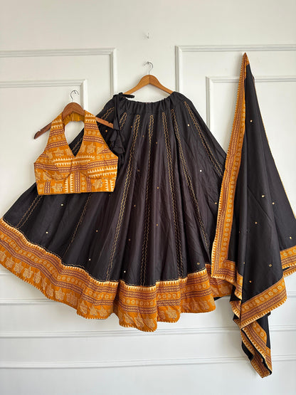 Navaratri Special Ajrakh Cotton Chaniya Choli