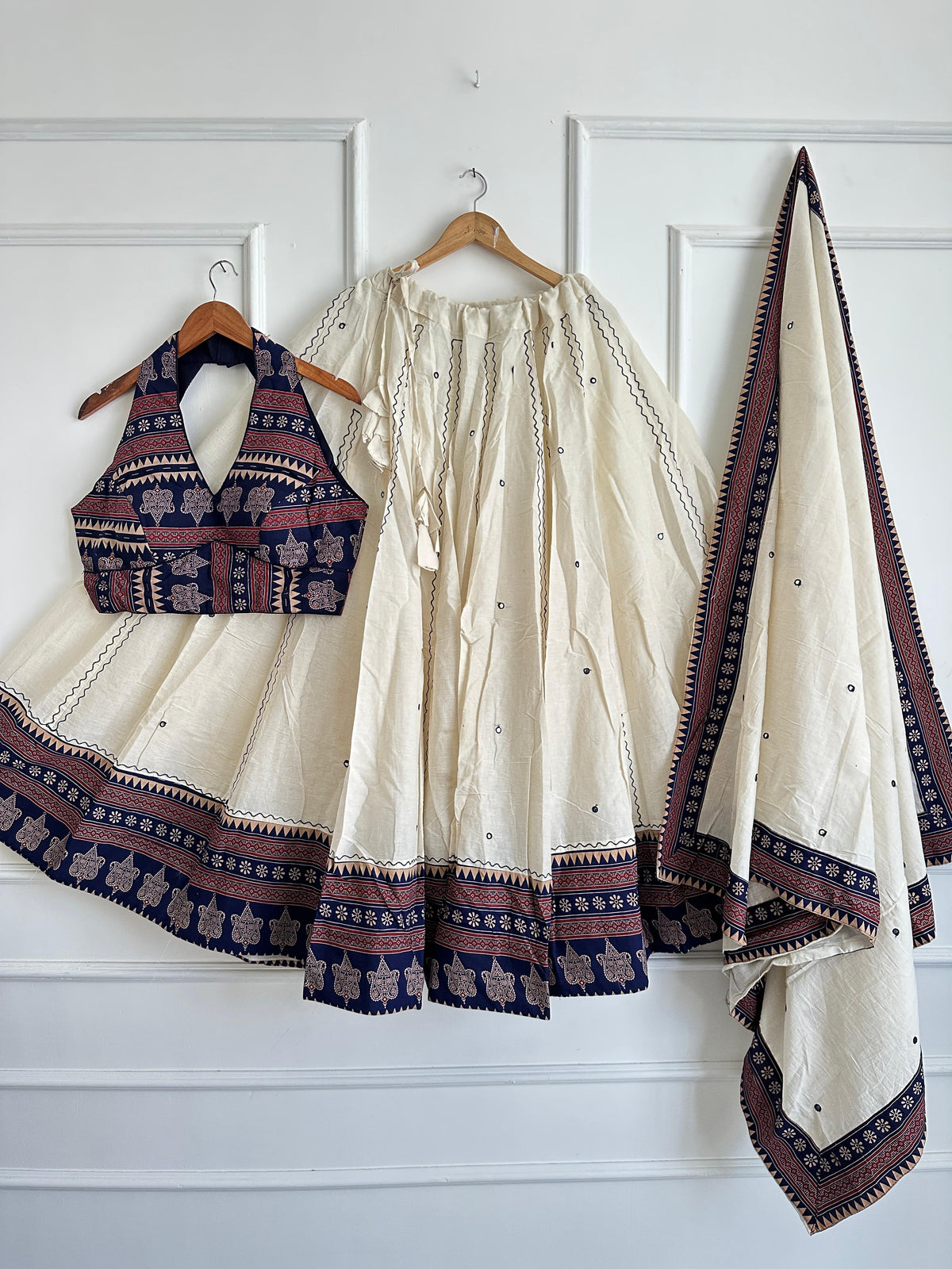 Navaratri Special Ajrakh Cotton Chaniya Choli