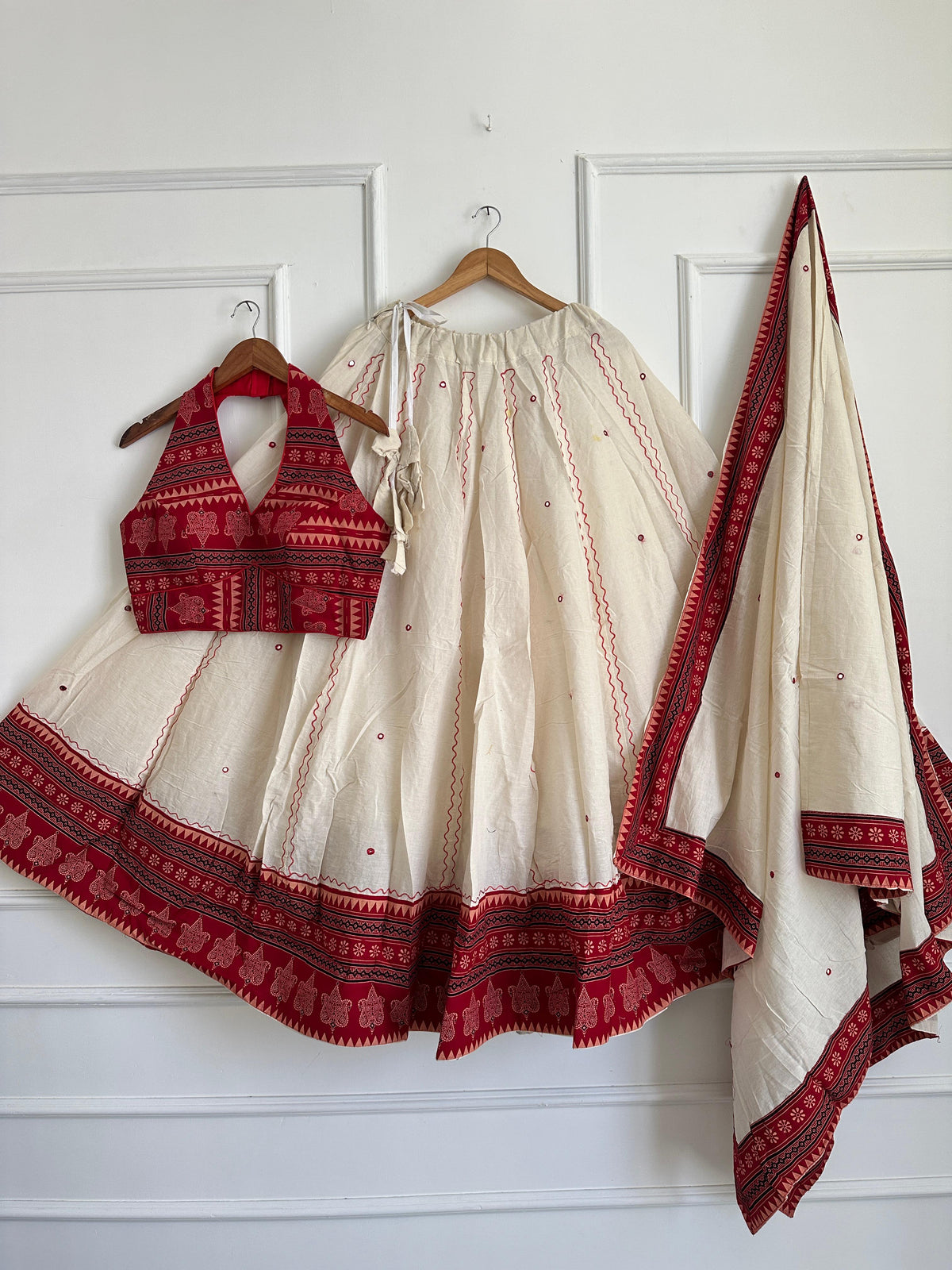 Navaratri Special Ajrakh Cotton Chaniya Choli