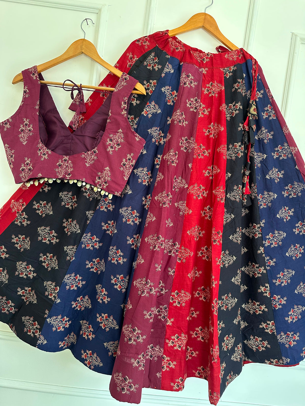 Navaratri Special Ajrakh Cotton Chaniya Choli