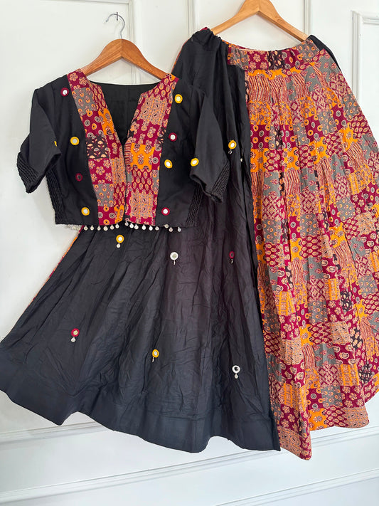 Navaratri Special Ajrakh Cotton Chaniya Choli