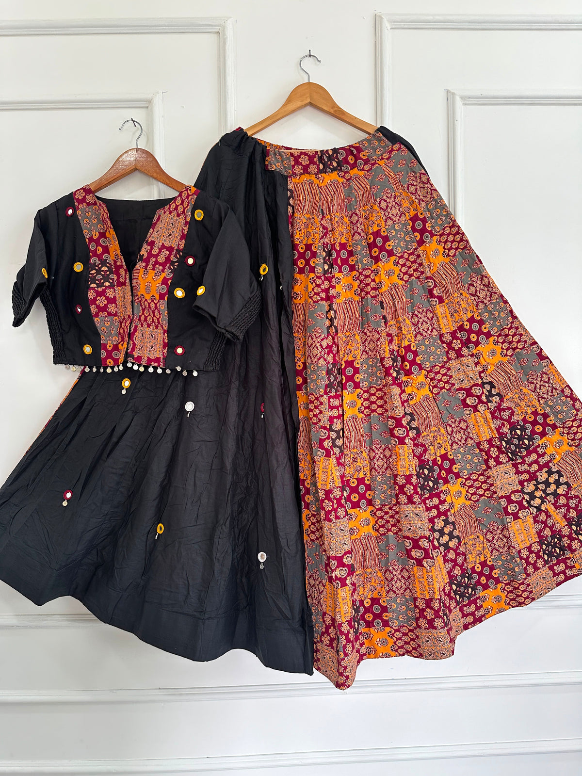 Navaratri Special Ajrakh Cotton Chaniya Choli