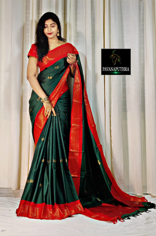 Cotton Silk Weaving Saree