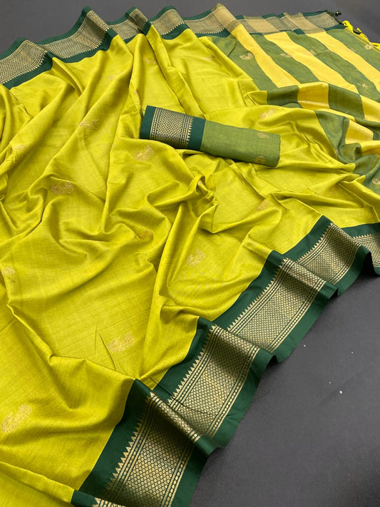 Cotton Silk Weaving Saree
