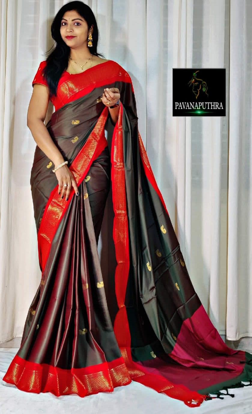 Aura Cotton Silk Weaving Saree
