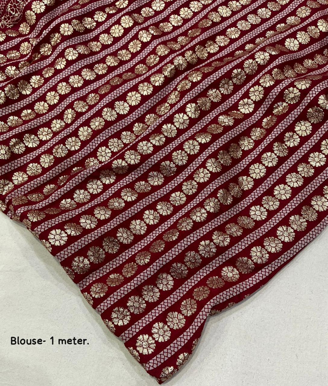 Festive Navaratri & Diwali Banarasi Kota Silk Weaving Saree
