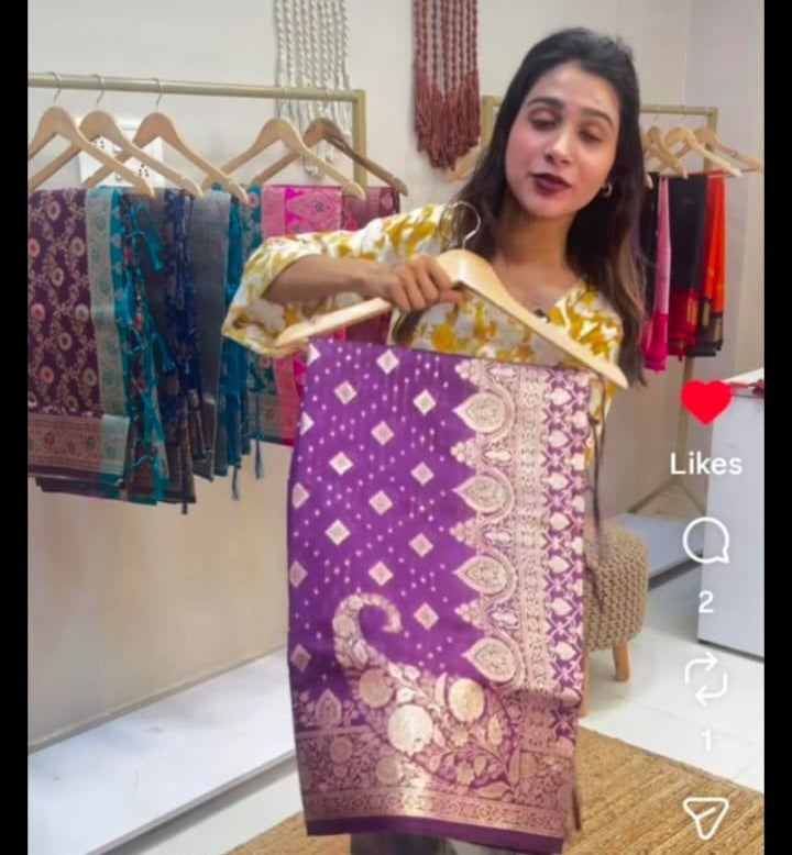 Jacquard Silk Weaving Saree