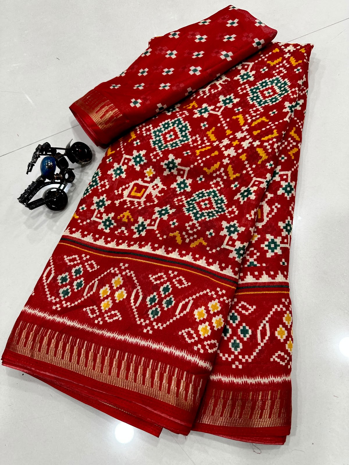 Georgette Patola Printed Saree