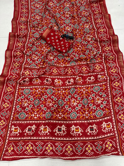 Georgette Patola Printed Saree