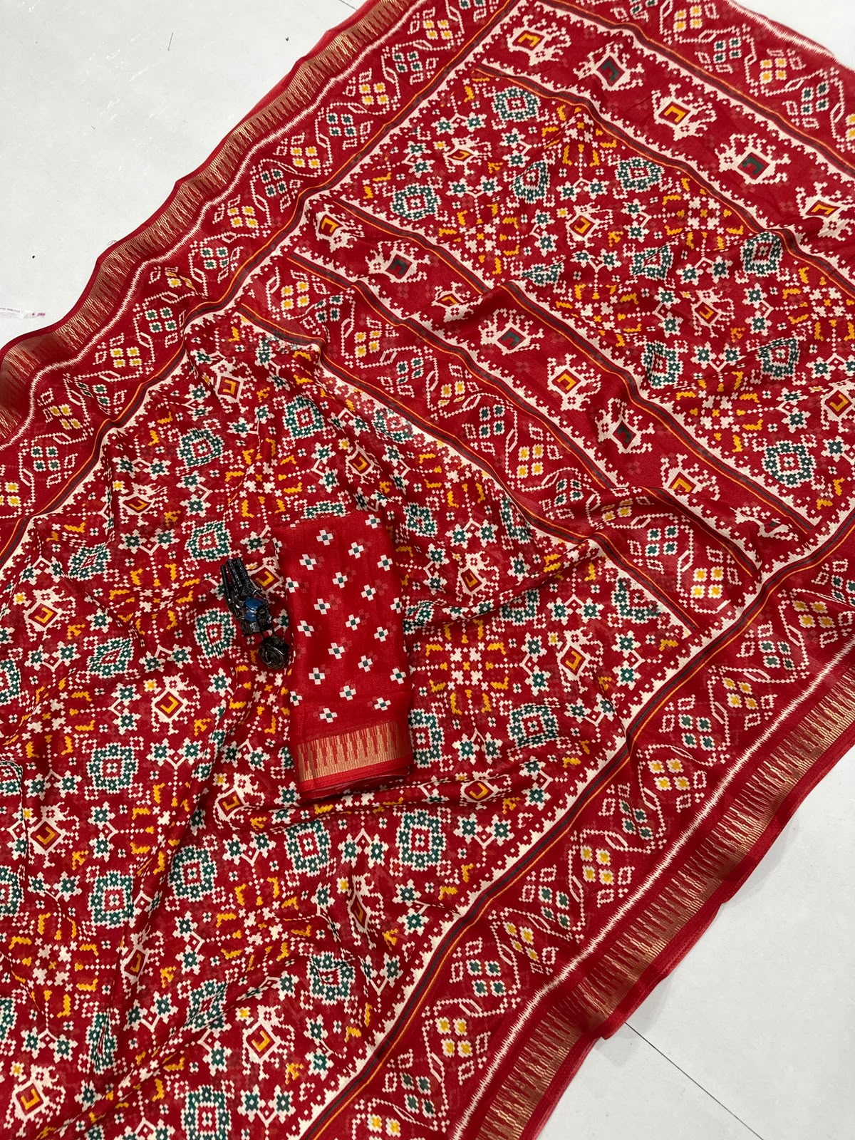 Georgette Patola Printed Saree